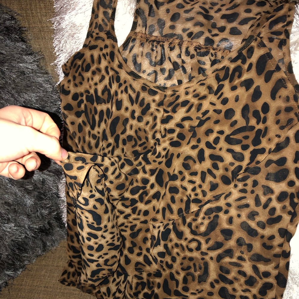 Leopard Blouse - Picture 2 of 2